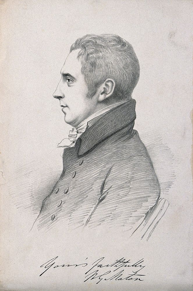 William George Maton. Lithograph, 1838, after [W. R. P.].