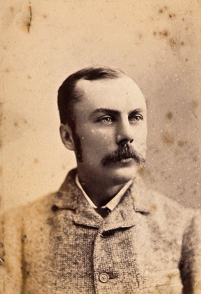 An American (politician ): head and shoulders portrait. Photograph, ca. 1880.