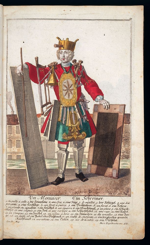 [50 coloured plates / engraved by Martin Engelbrecht, from 18th-cent. German works. These are caricatures of different types…