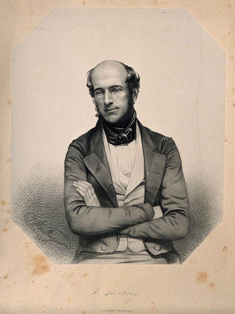 Edward Doubleday. Lithograph by T. H. Maguire, 1850.