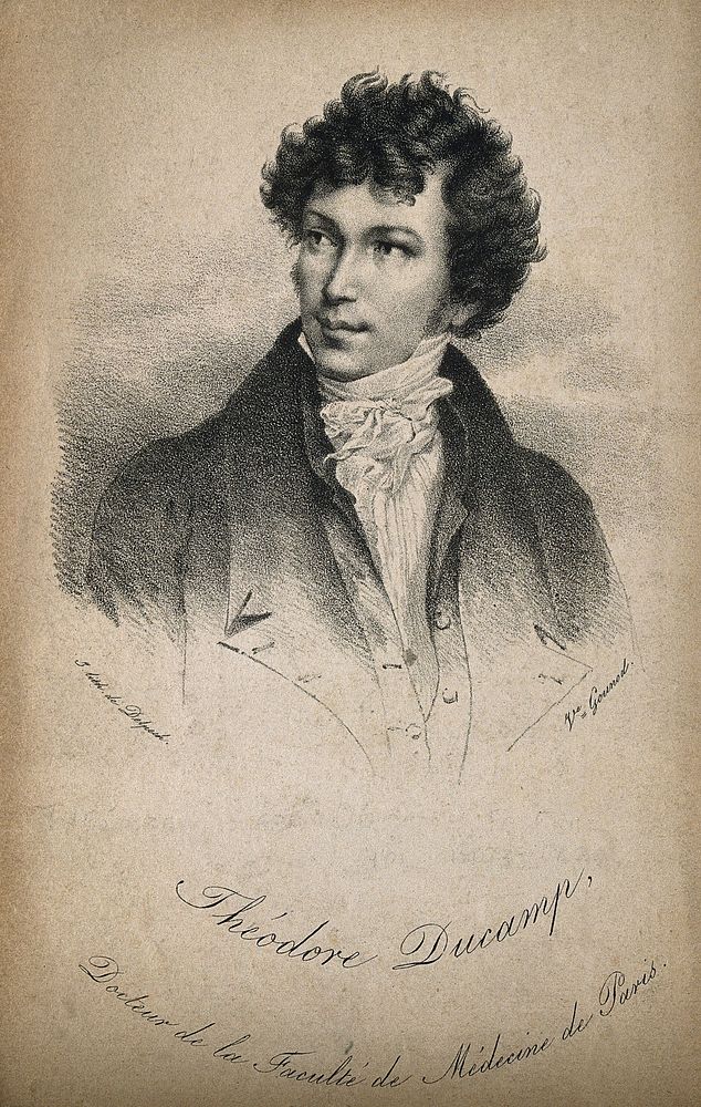 Théodore Ducamp. Lithograph by V. Gounod, 1823.
