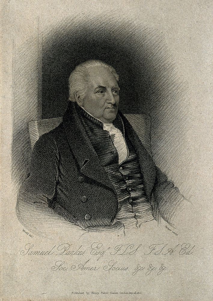 Samuel Parkes. Stipple engraving by Parker, 1822, after A. Wivell.