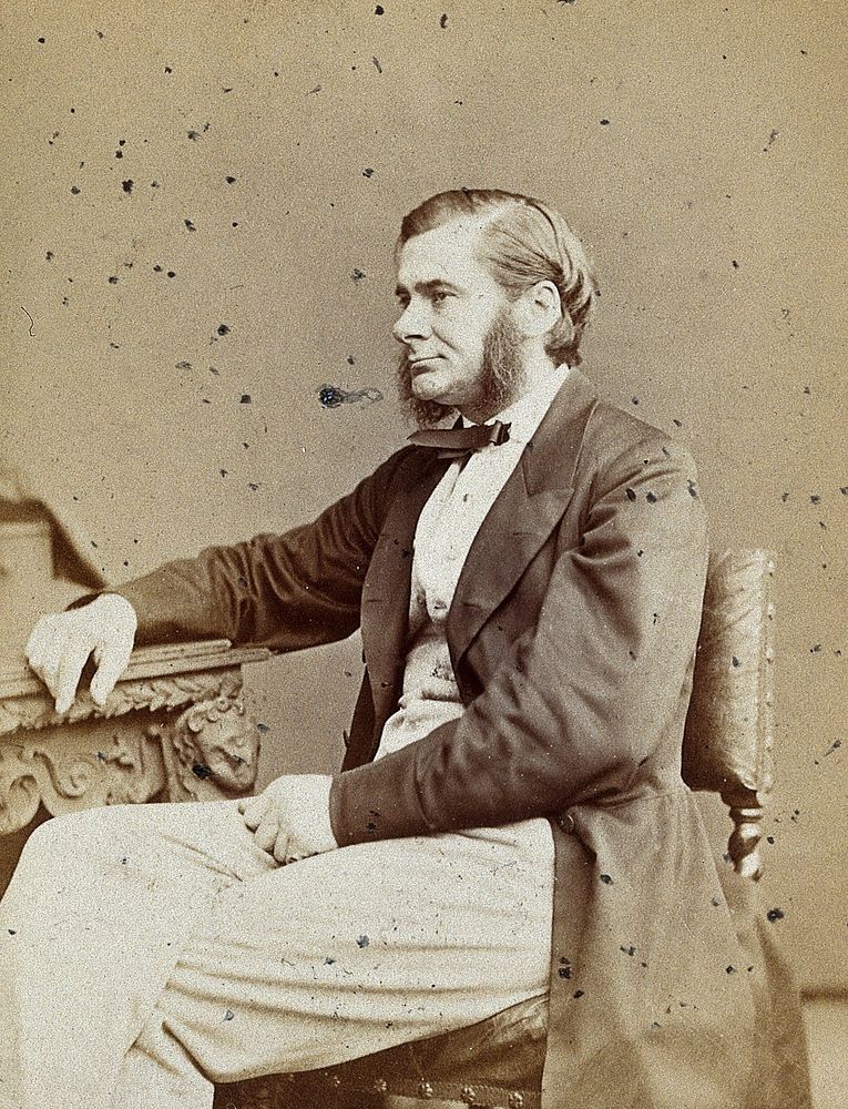 Thomas Henry Huxley. Photograph by Ernest Edwards, 1868.