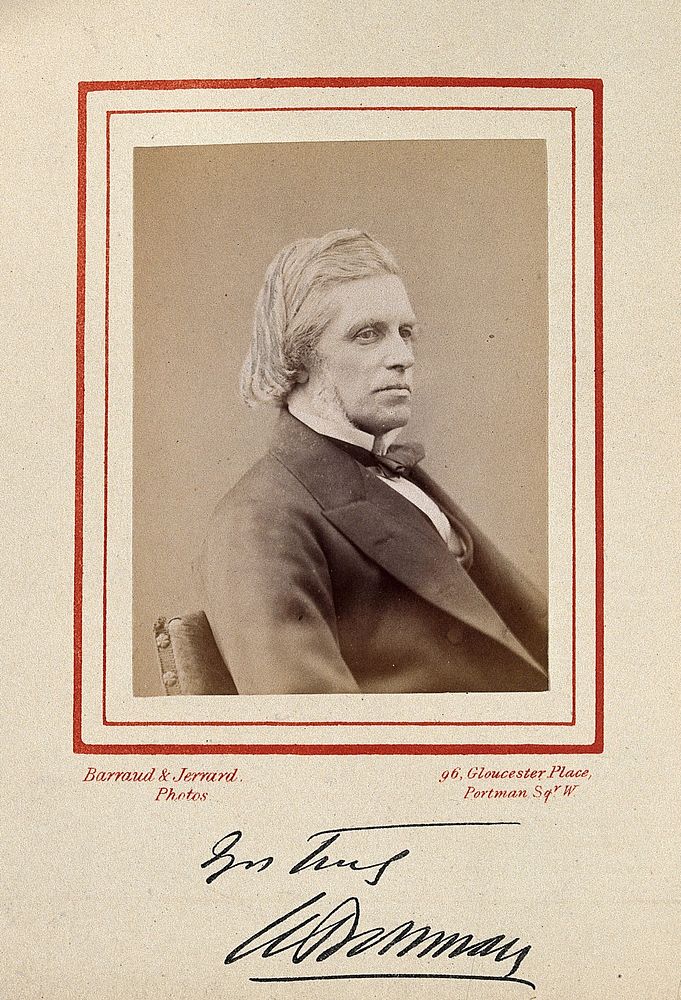Sir William Bowman. Photograph by Barraud & Jerrard, 1873.
