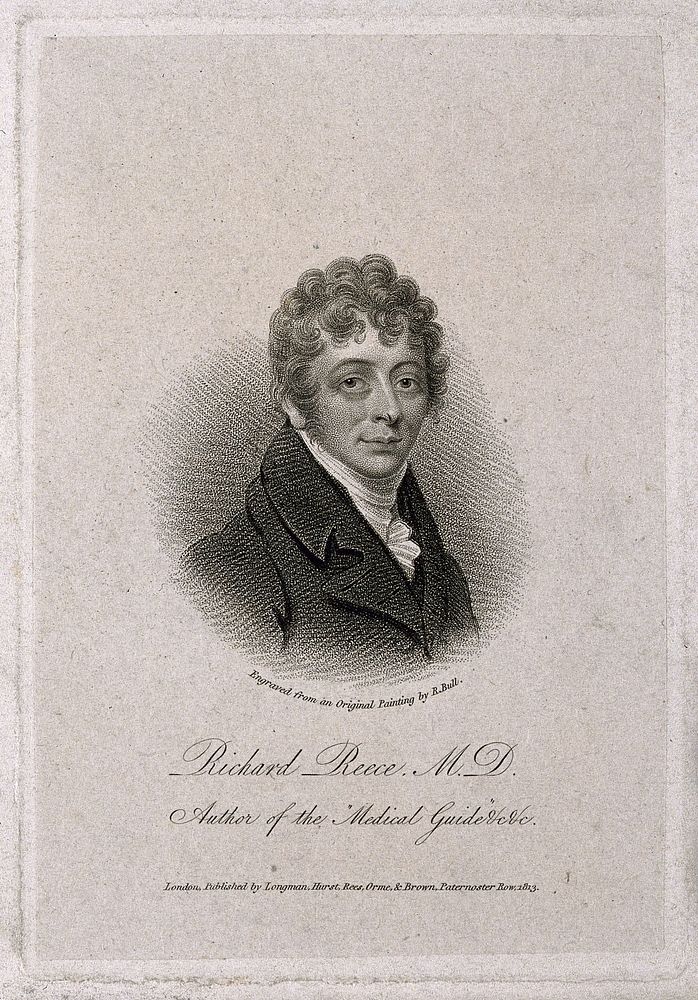 Richard Reece. Stipple engraving after R. Bull, 1813.