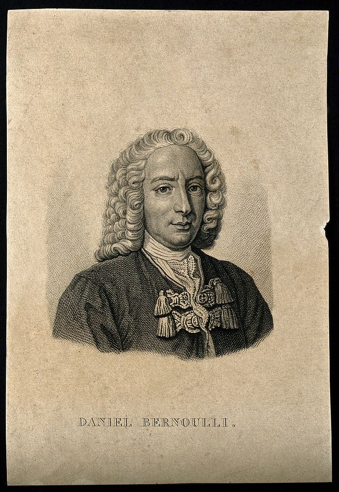 Daniel Bernoulli. Engraving.