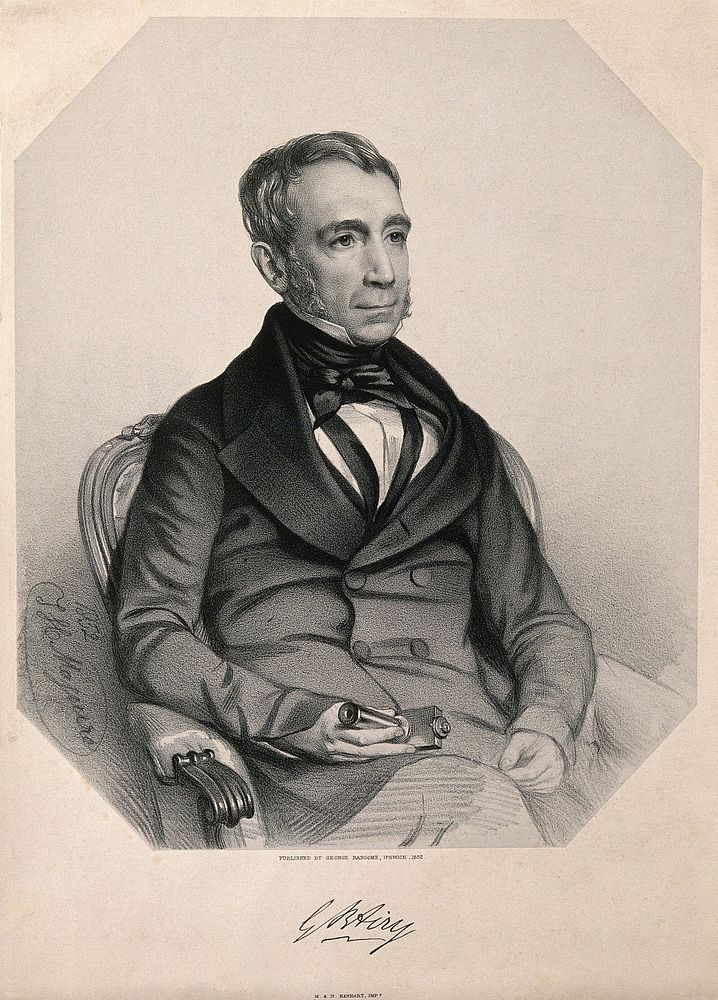Sir George Biddell Airy. Lithograph by T. H. Maguire, 1852.