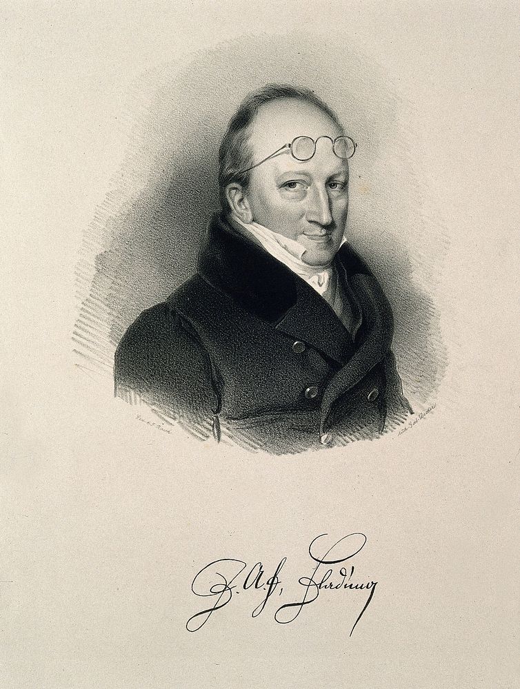 Joseph A. F. Fladung. Lithograph by Gabriel Decker.