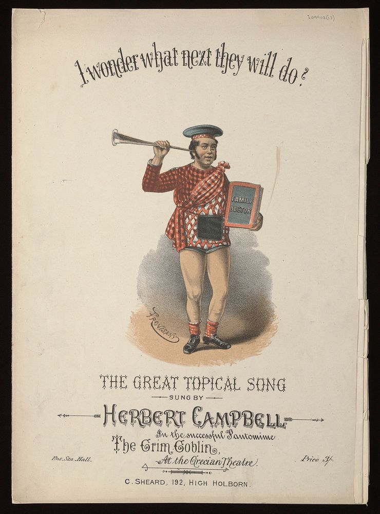 I wonder what next they will do : the great topical song / written by Charles Merion ; composed by Vincent Davies ; sung by…