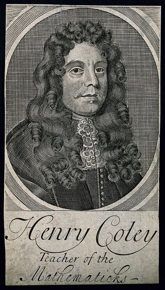 Henry Coley. Line engraving.