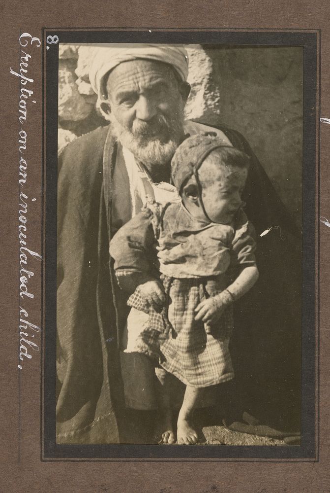 Smallpox epidemic, Palestine. Photograph album, ca. 1922.