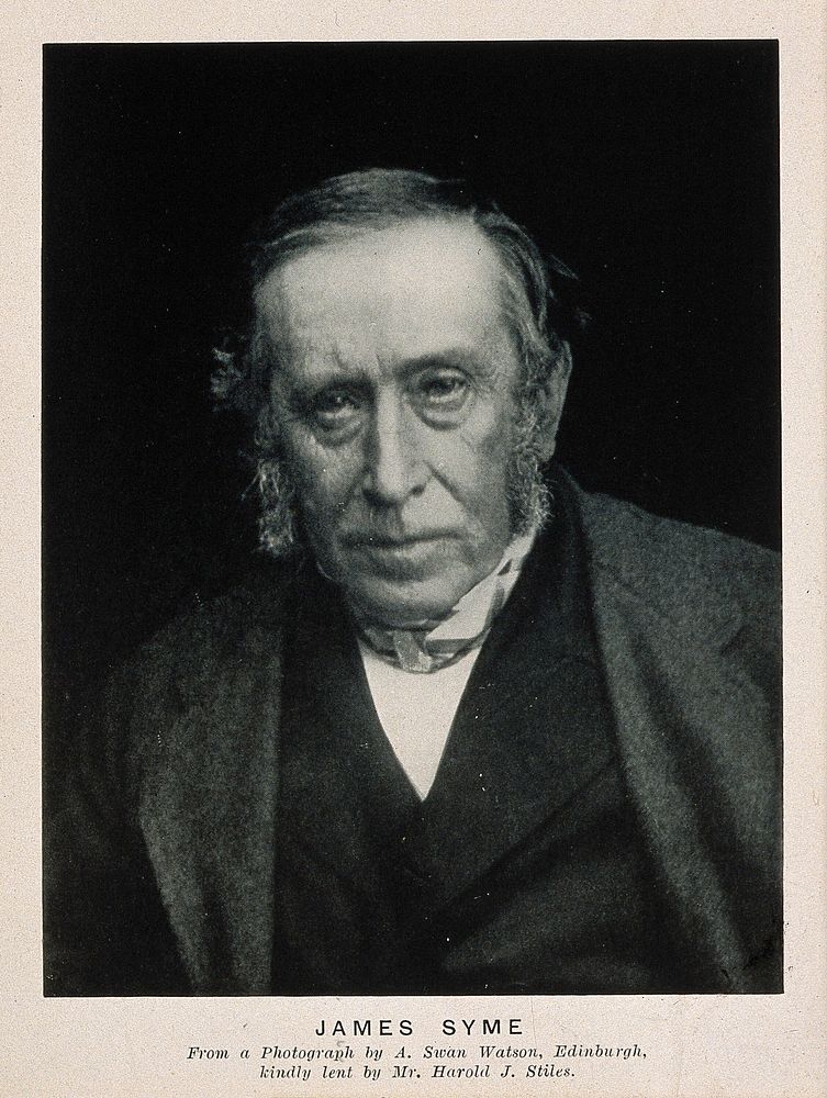 James Syme. Photogravure after A. Swan Watson.