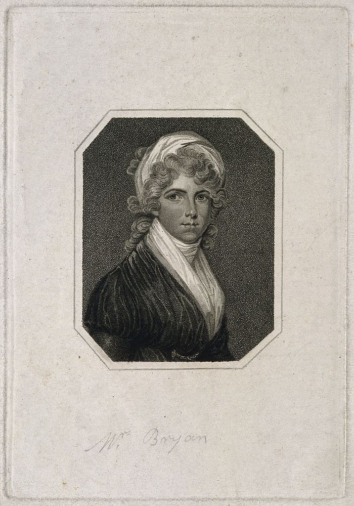 Margaret Bryan. Stipple engraving by K. Mackenzie, 1801, after S. Shelley.