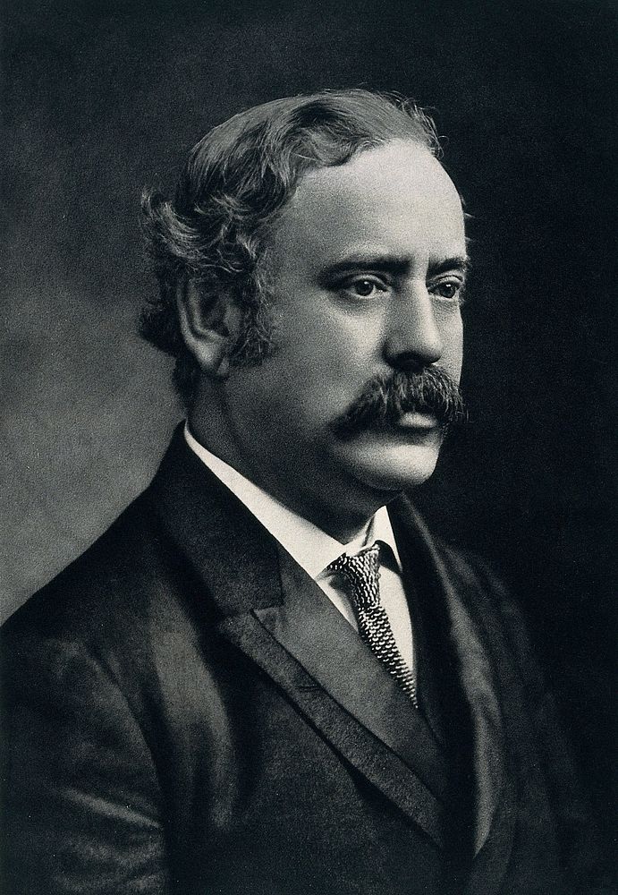 Sir Frederick Walker Mott. Photogravure after Elliott & Fry.