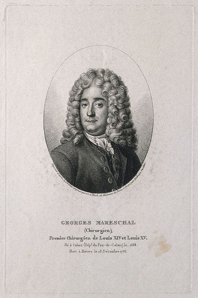 Georges Mareschal. Stipple engraving by A. Tardieu.