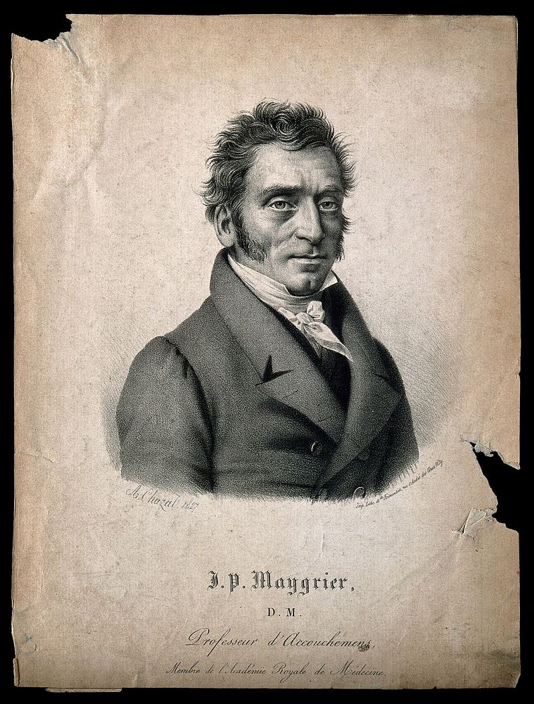 Jacques-Pierre Maygrier. Lithograph by A. Chazal, 1827.