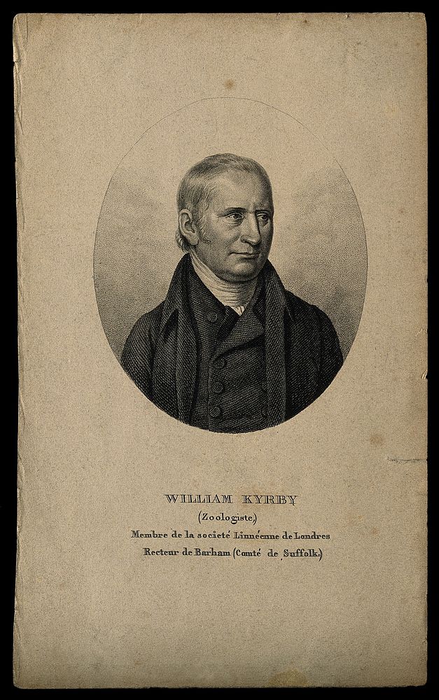 William Kirby. Stipple engraving by A. Tardieu after H. Howard.