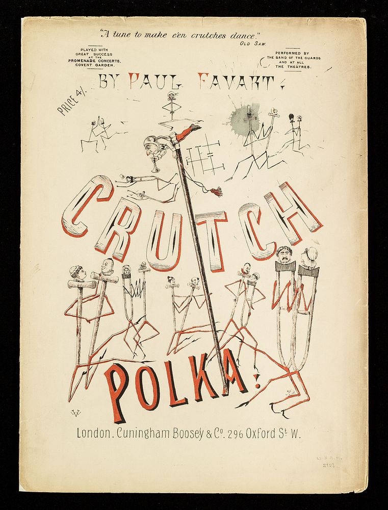 The crutch polka / by Paul Favart.