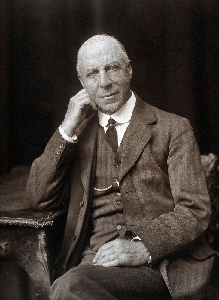 Sir Edward Albert Sharpey-Schafer. Photograph by J. Russell & Sons.