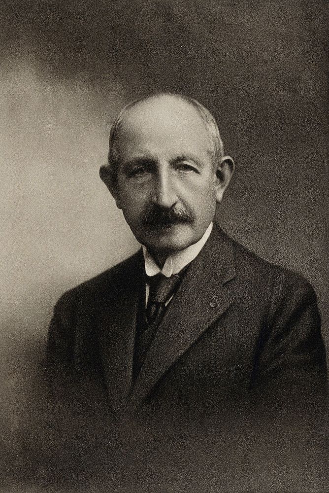 Alphonse Théophile Schloesing. Photogravure after Pierre Petit.