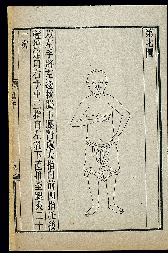 Chinese woodcut: Life-prolonging nine revolutions, 7