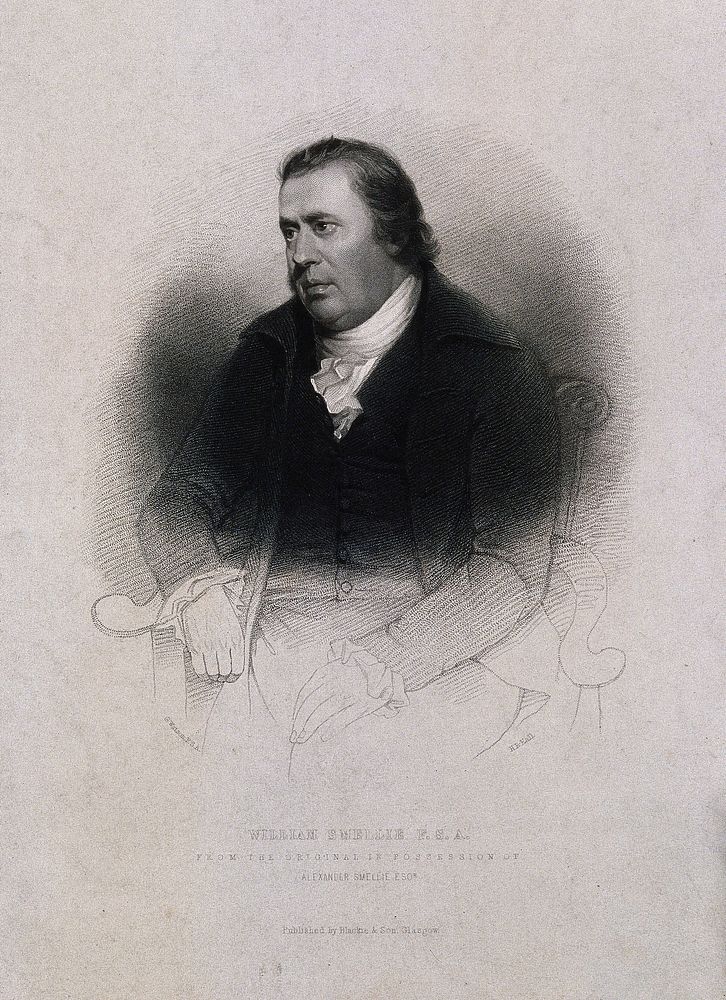 William Smellie. Stipple engraving by H. B. Hall after G. Watson.