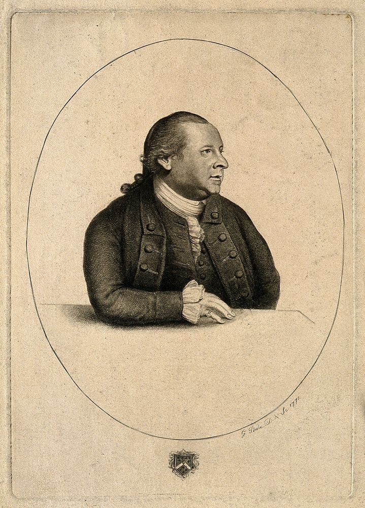 John Berkeley. Etching by G. Powle after himself, 1771.