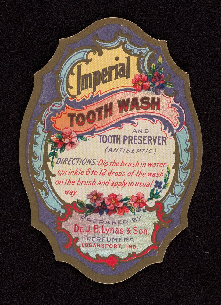J.B.L. Perfect Pearl Tooth Paste, 1890-1910