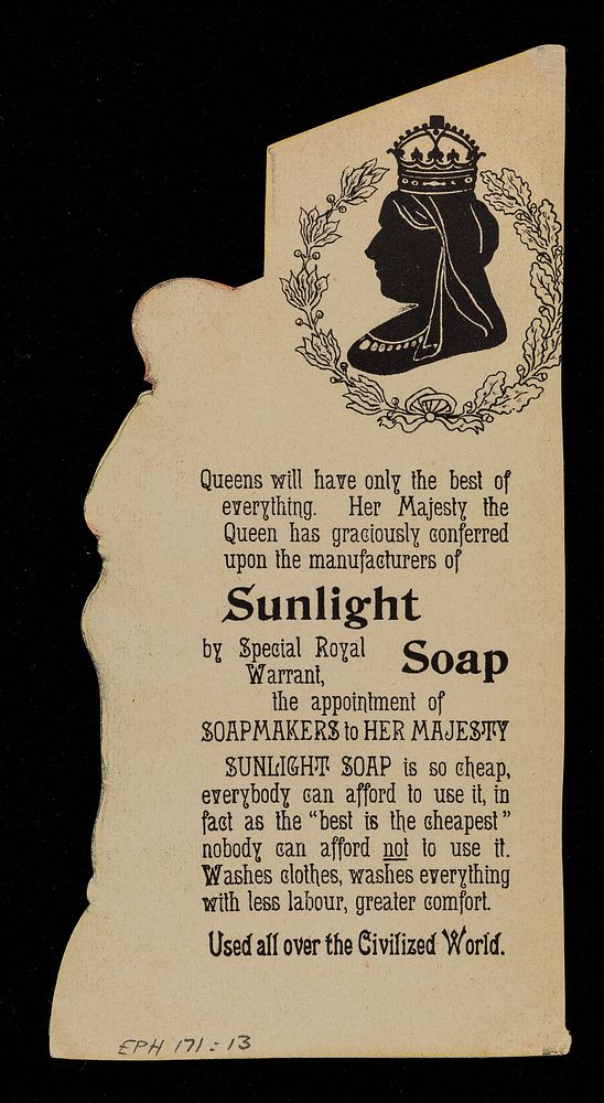 Sunlight soap : why does a woman look old sooner than a man / [Lever Brothers Ltd.].