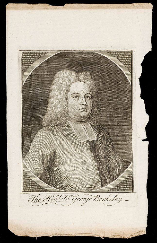 George Berkeley. Line engraving, ca. 1759-1760.