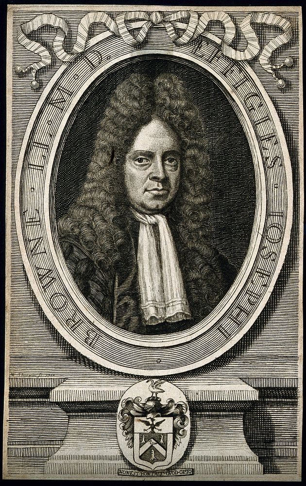 Joseph Browne. Line engraving by W. Sherwin, 1708.