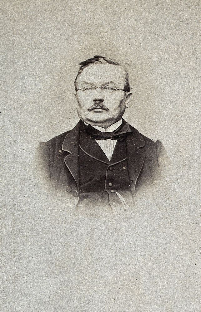 Ferdinand von Hebra. Photograph.