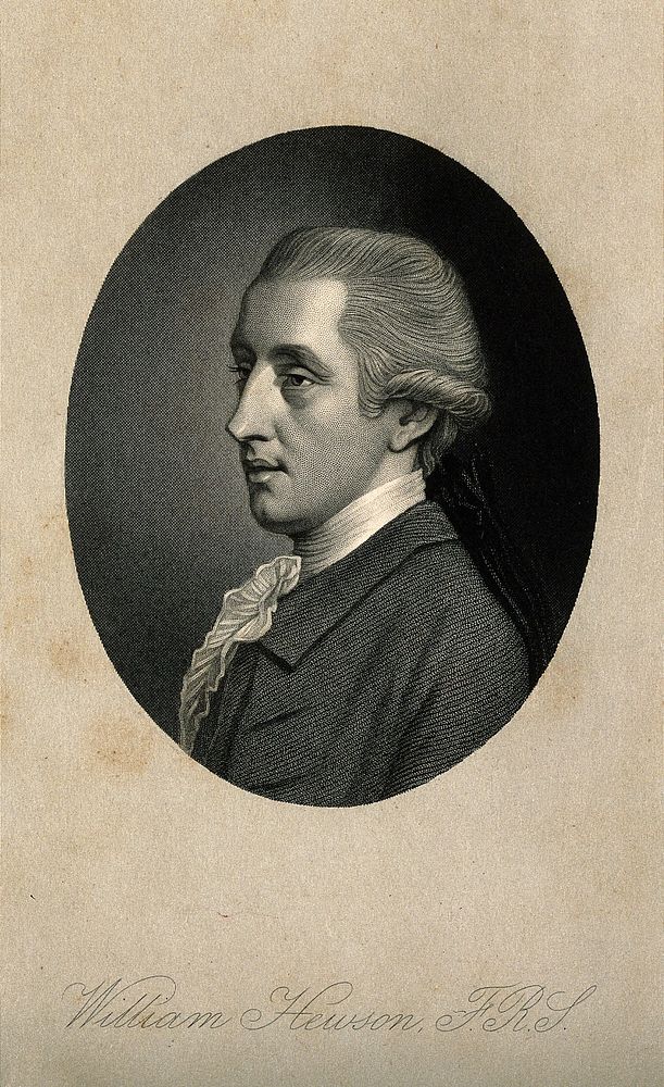William Hewson. Stipple engraving by R. Stewart, 1780.