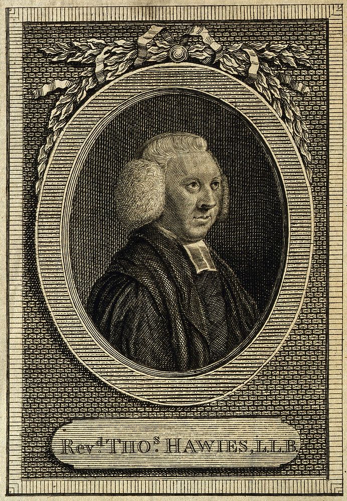 Thomas Haweis. Line engraving, 1781.