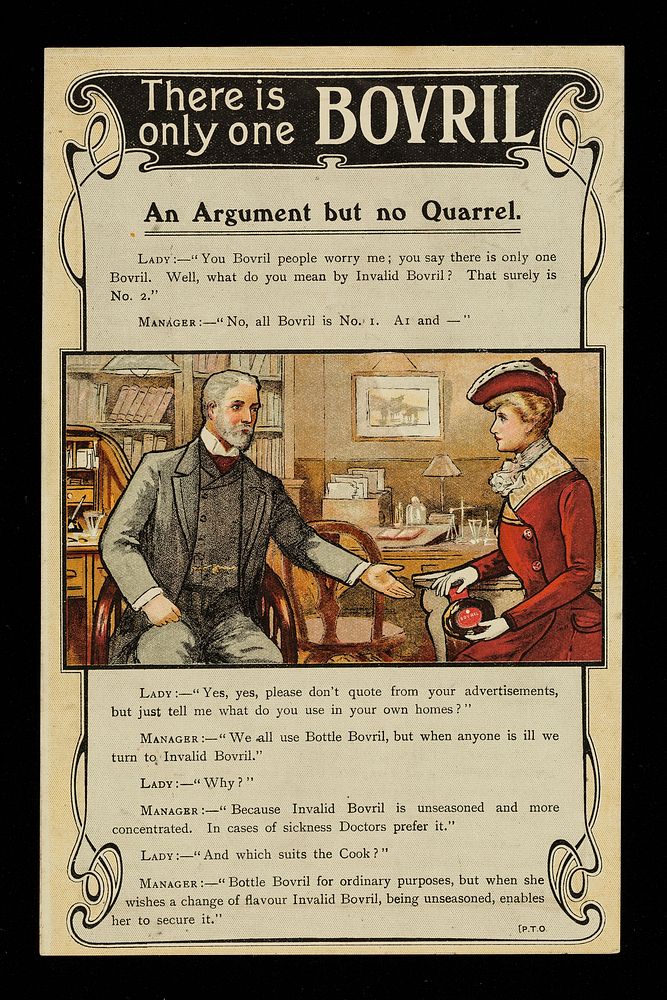There is only one Bovril : an argument but no quarrel / [Bovril Limited].