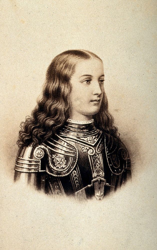 Joan of Arc. Photograph by Neurdein & Paris, ca. 1864.
