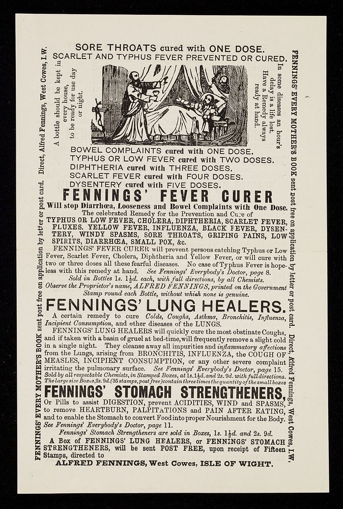 Fennings' Fever Curer.