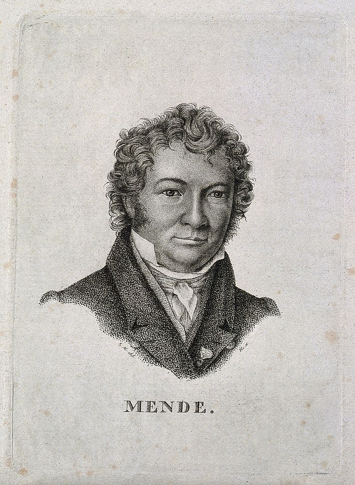 Ludwig Julius Kaspar Mende. Stipple engraving by H. Lödel after [G. M.].