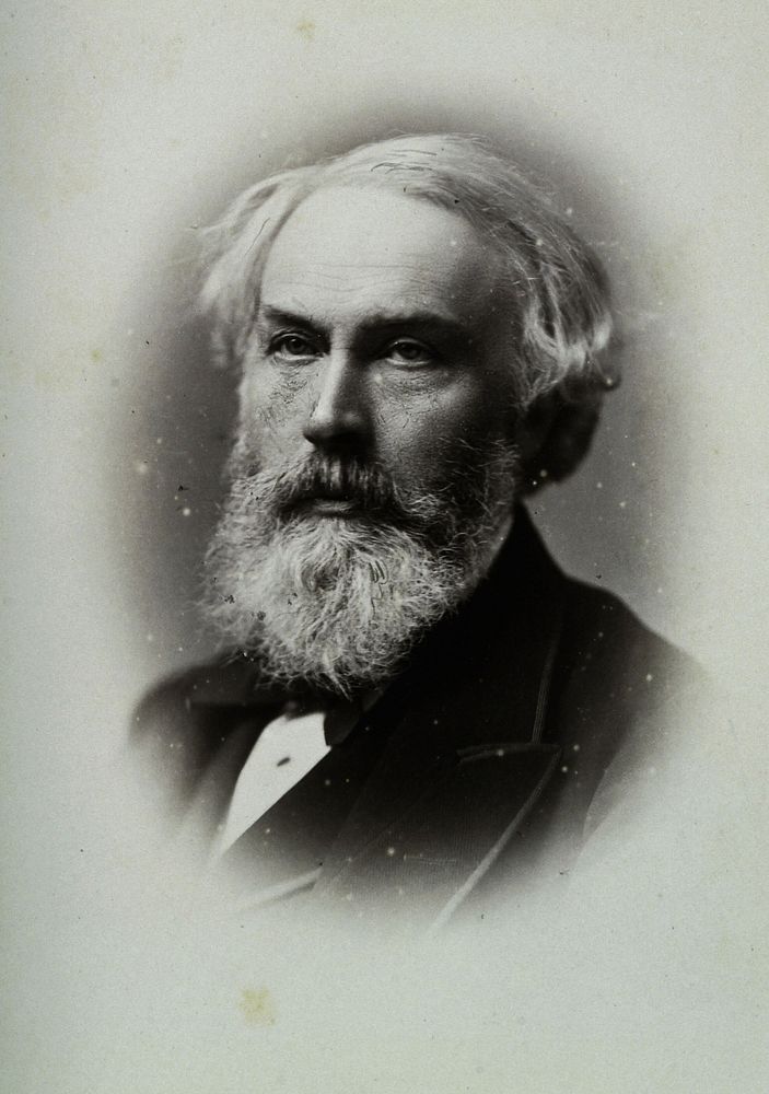 Sir Samuel Wilks. Photograph by G. Jerrard, 1881.