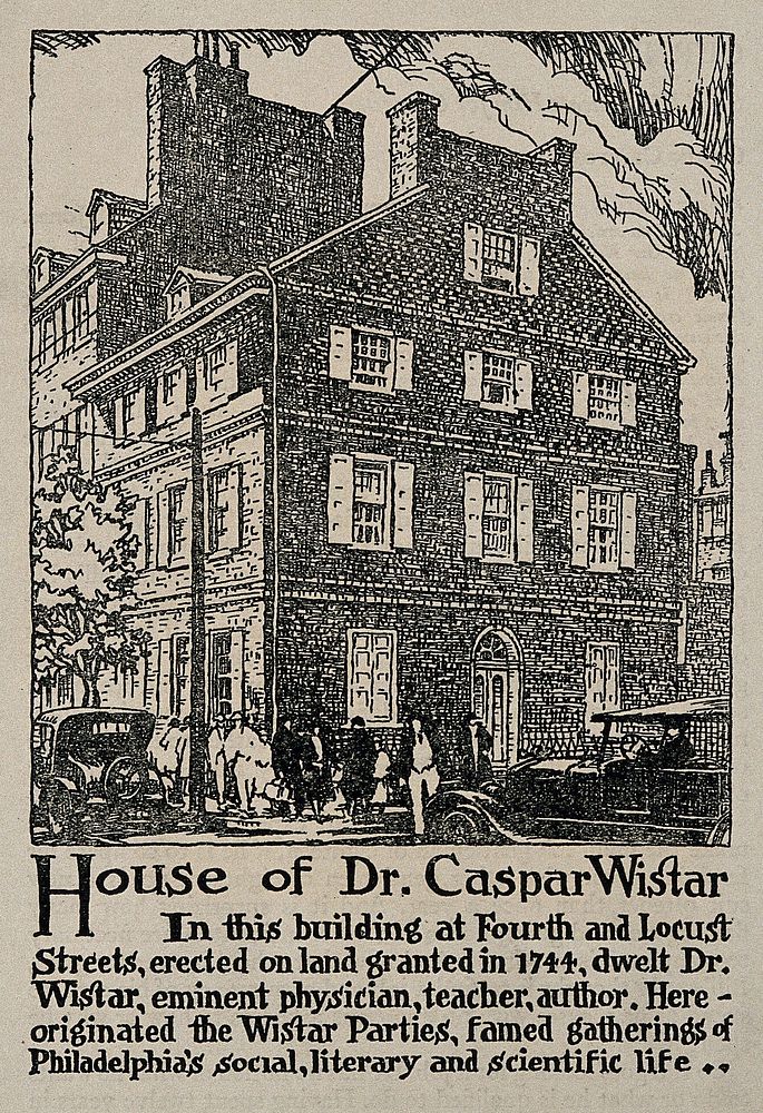 Caspar Wistar: his house Philadelphia. | Free Photo Illustration - rawpixel