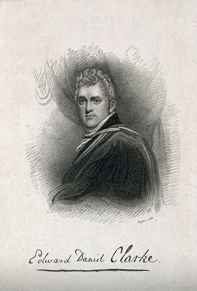 Edward Daniel Clarke. Engraving by J. Rogers after J. Opie.