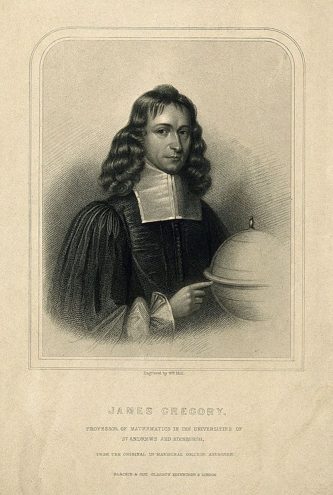 James Gregory. Stipple engraving by W. Holl.