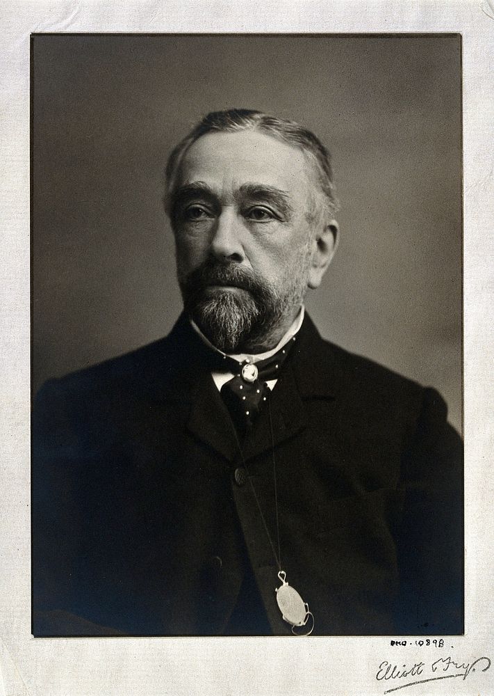 Sir William Roberts. Photograph by Elliott & Fry.