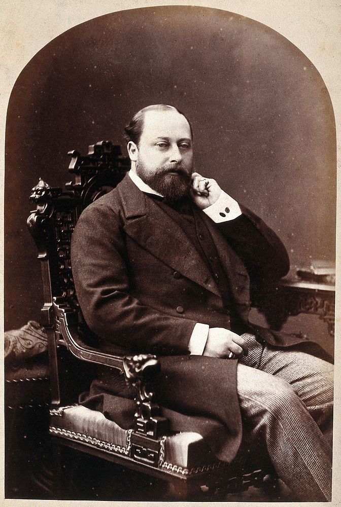 Albert Edward, HRH the Prince of Wales. Photograph by G. Jerrard, 1881.