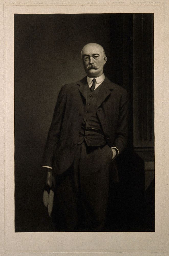 Alfred Chune Fletcher. Mezzotint by L. Goetze after J. D. Peddie, 1914.