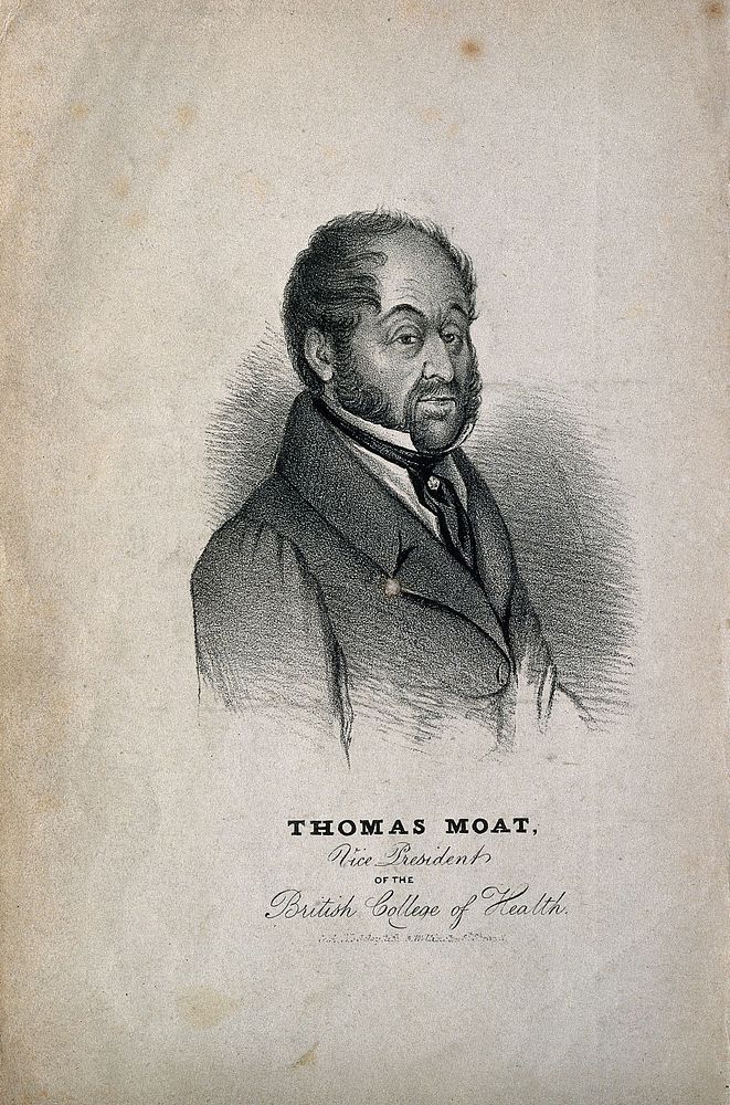 Thomas Moat. Lithograph.