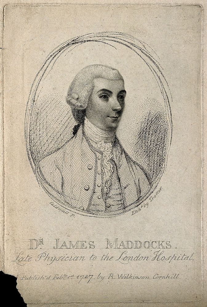 James Maddocks. Etching by T. Trotter, 1787, after J. Caldwall.