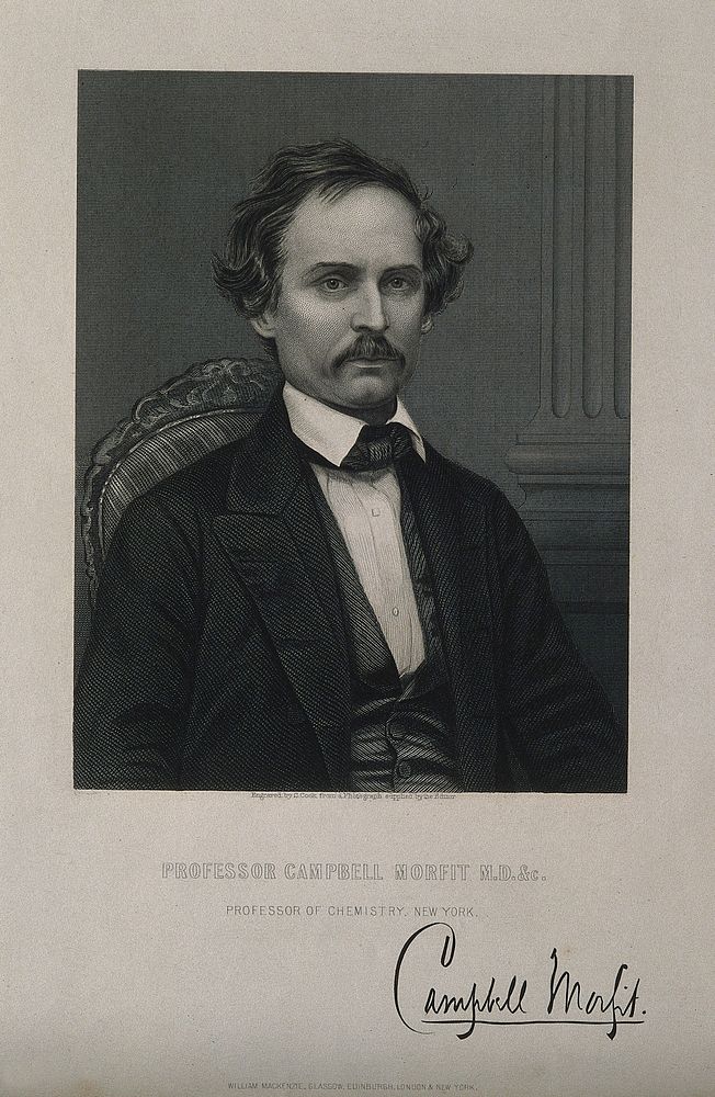 Campbell Morfit. Stipple engraving by C. Cook.