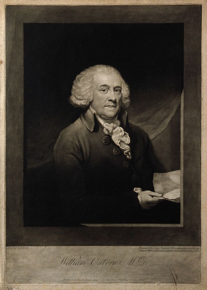 William Osborn. Mezzotint by J. Jones, 1791, after T. Hardy.