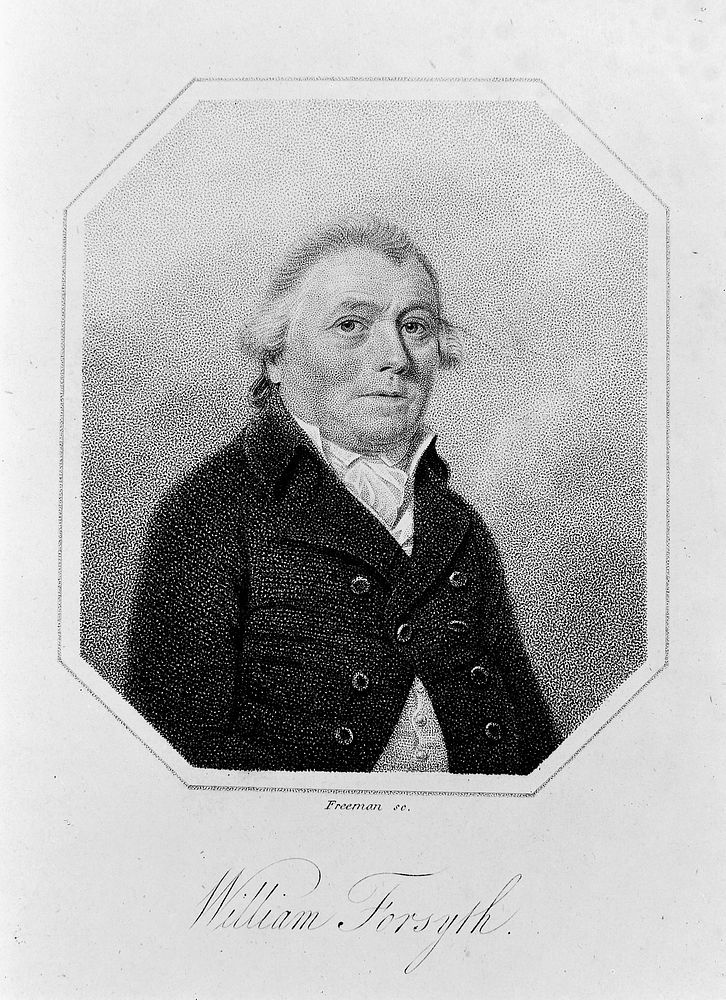 William Forsyth. Stipple engraving by S. Freeman.